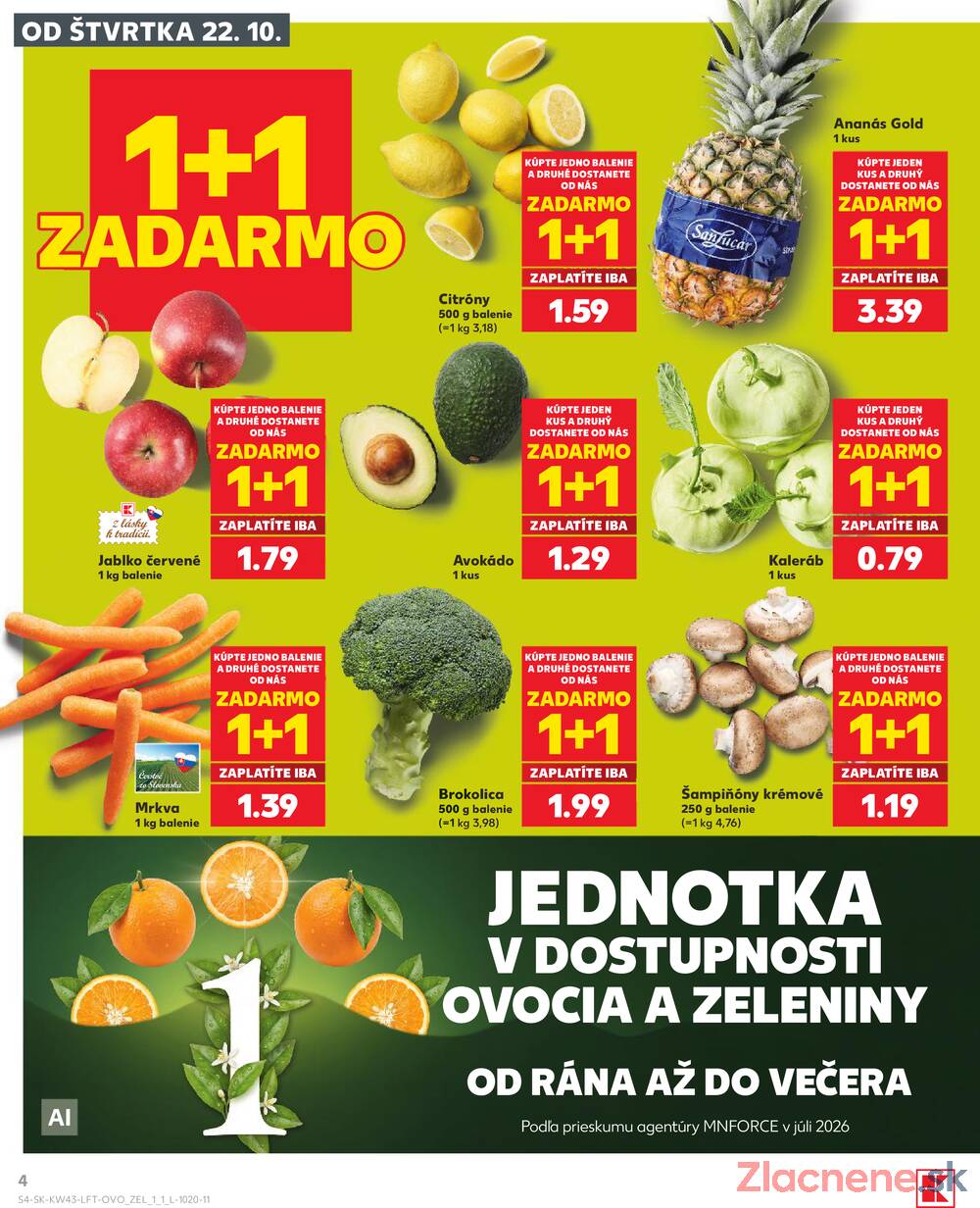 Kaufland 22.10. - 28.10. - Kaufland Dunajská Streda