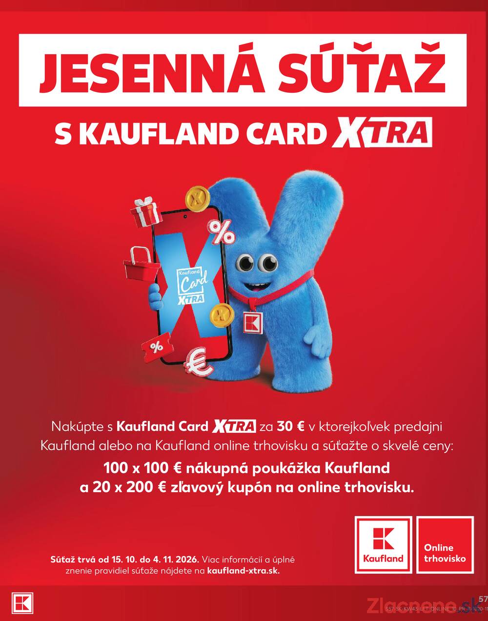 Kaufland 22.10. - 28.10. - Kaufland Piešťany