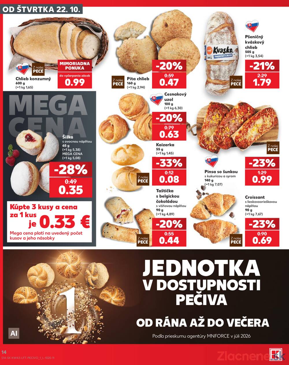 Kaufland 22.10. - 28.10. - Kaufland Trnava - Juh - Bratislavská