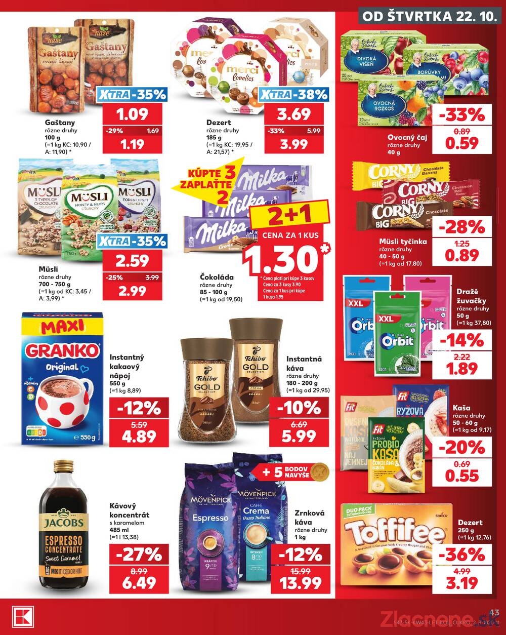 Kaufland 22.10. - 28.10. - Kaufland Trnava - Juh - Bratislavská