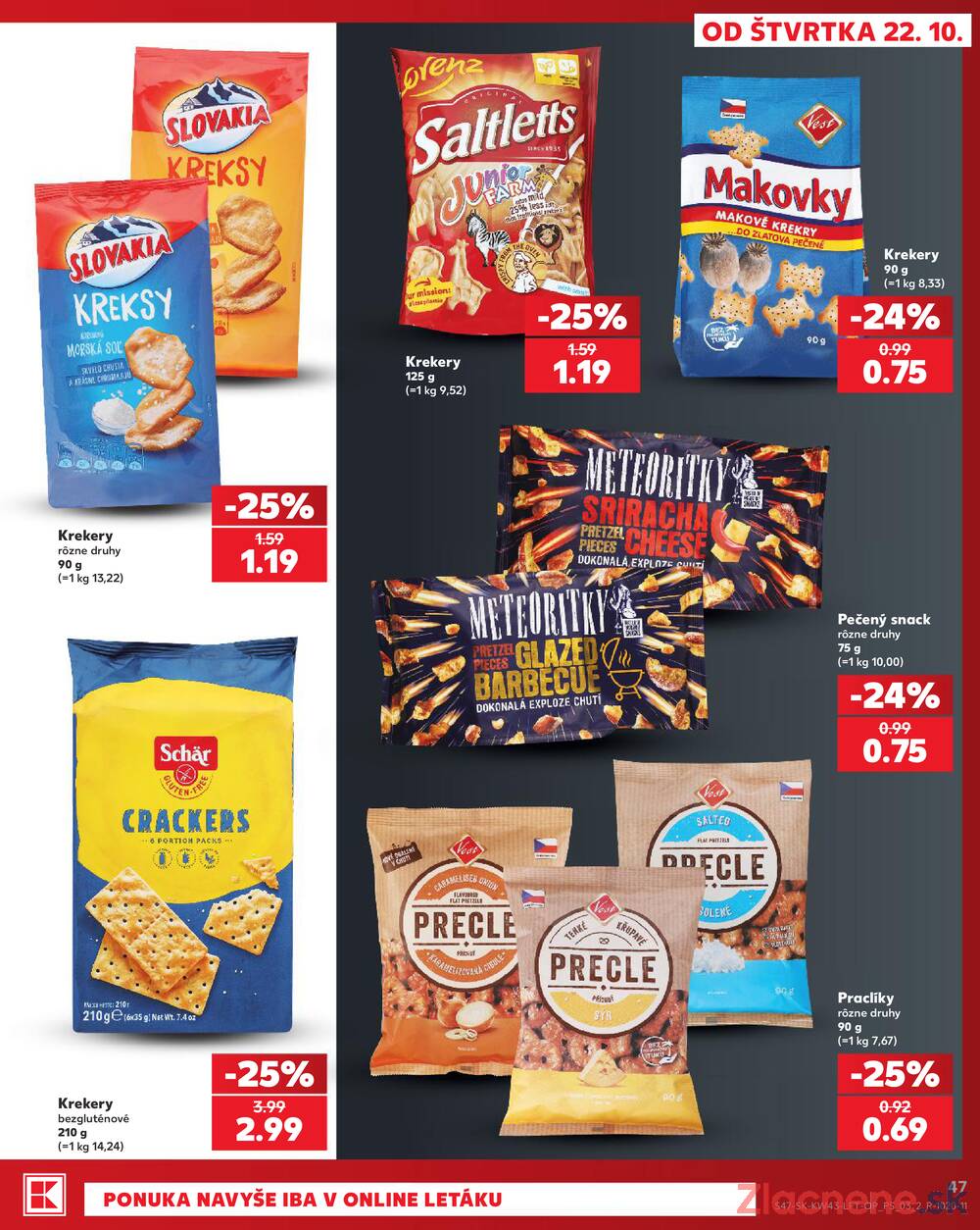 Kaufland 22.10. - 28.10. - Kaufland Trnava - Juh - Bratislavská