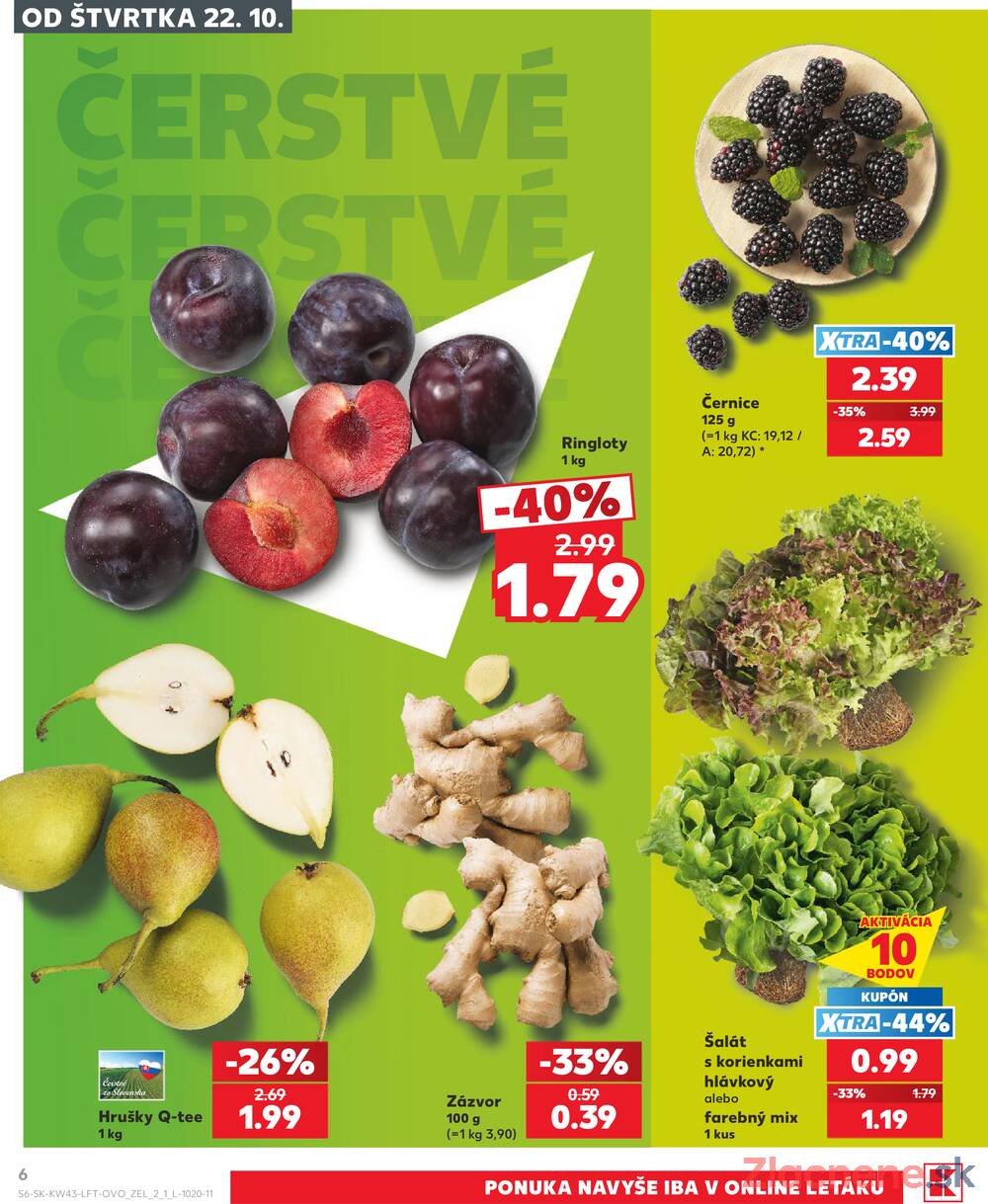 Kaufland 22.10. - 28.10. - Kaufland Trnava - Nová ul.
