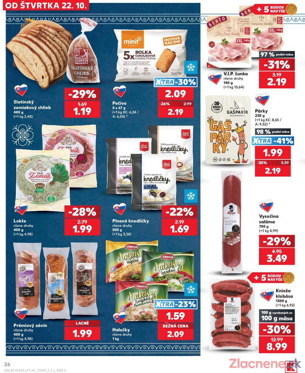 Kaufland 22.10. - 28.10. - Kaufland Žiar nad Hronom