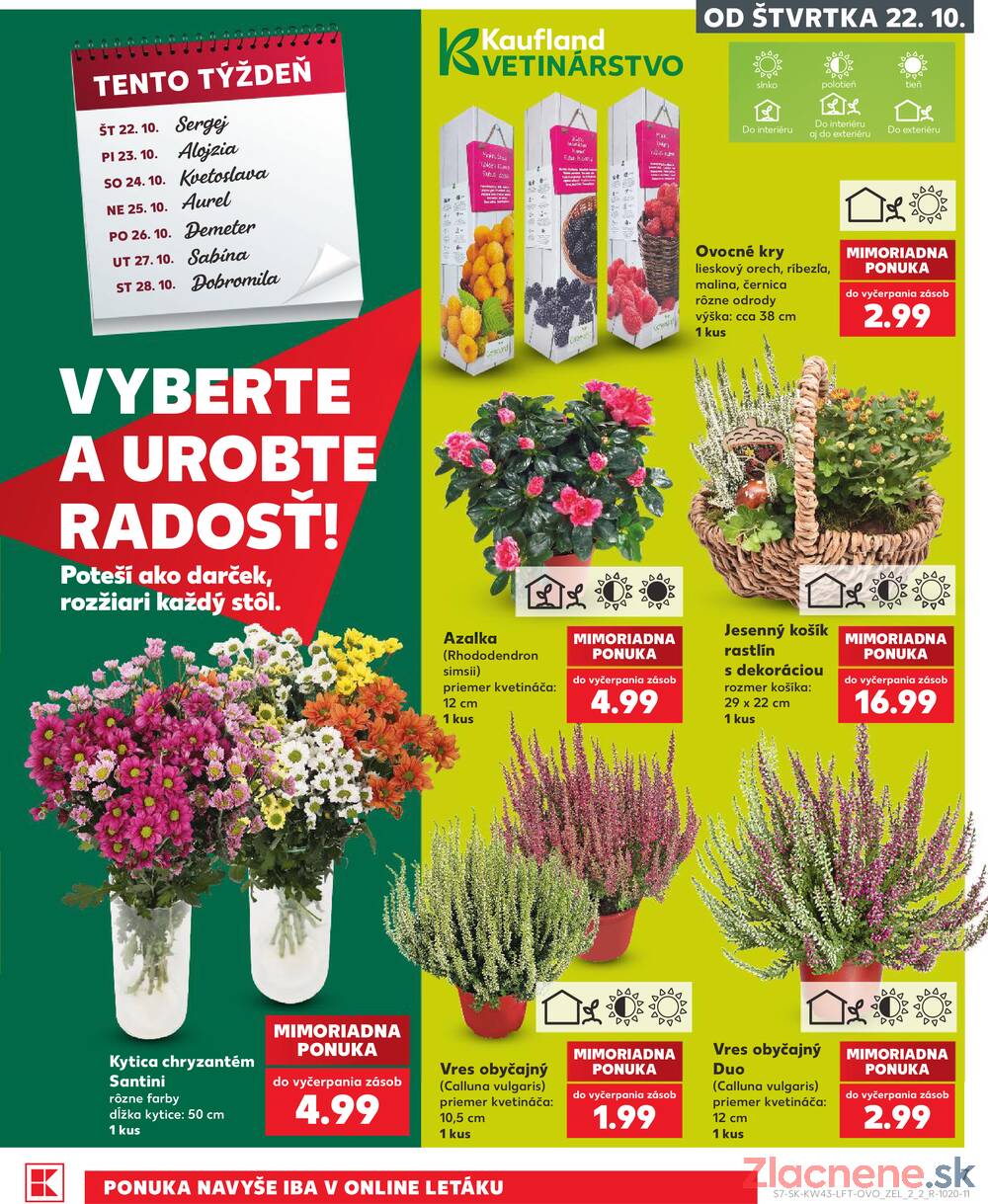 Kaufland 22.10. - 28.10. - Kaufland Košice - Nad Jazerom