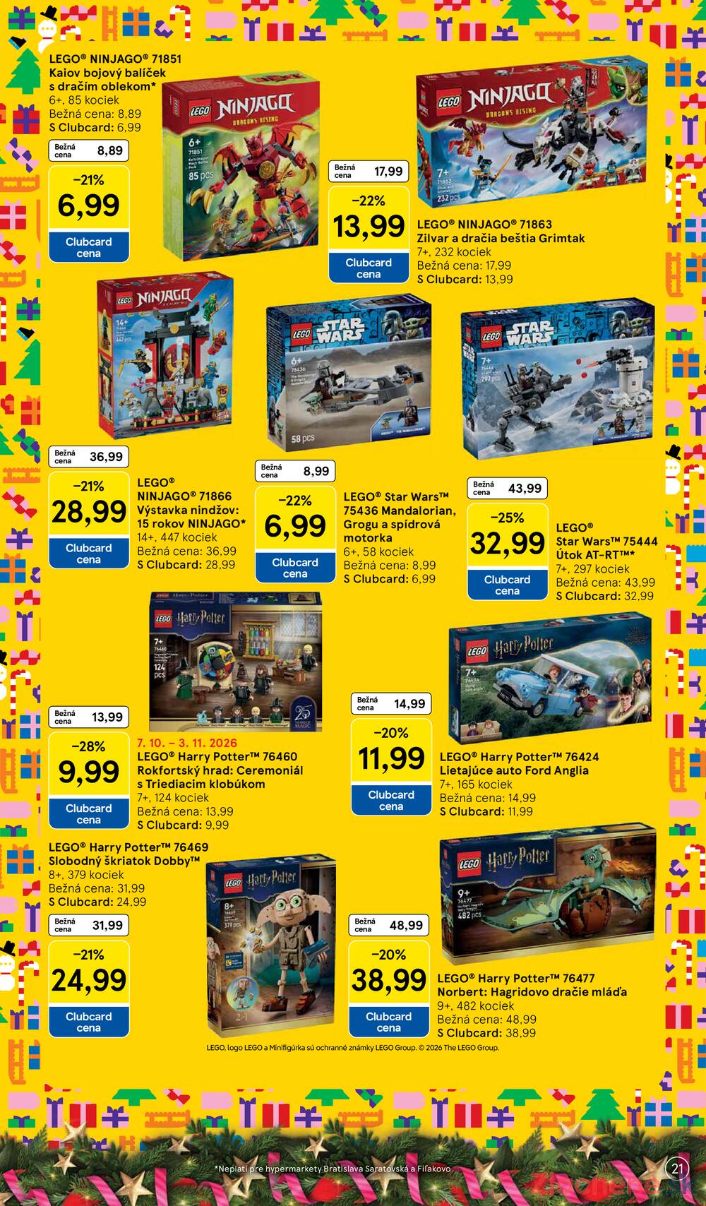 Tesco SPECIÁL hypermarkety  od 26.10. do 16.11.2026