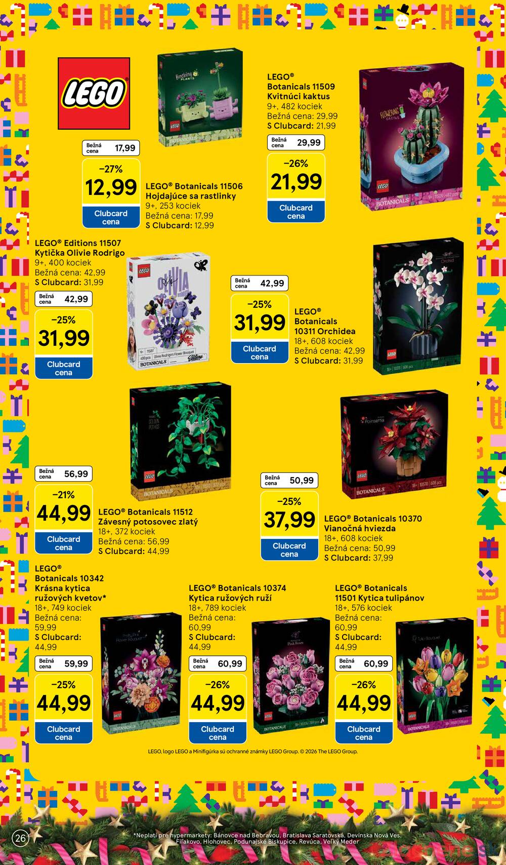Tesco SPECIÁL hypermarkety  od 26.10. do 16.11.2026