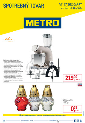 leták METRO