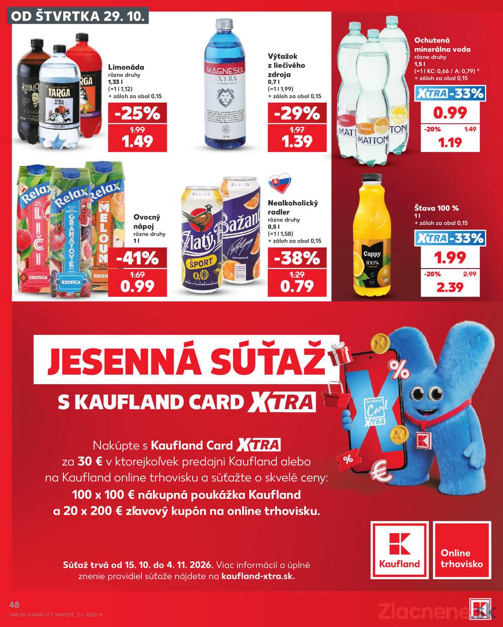 Kaufland 29.10. - 4.11. - Kaufland Bardejov