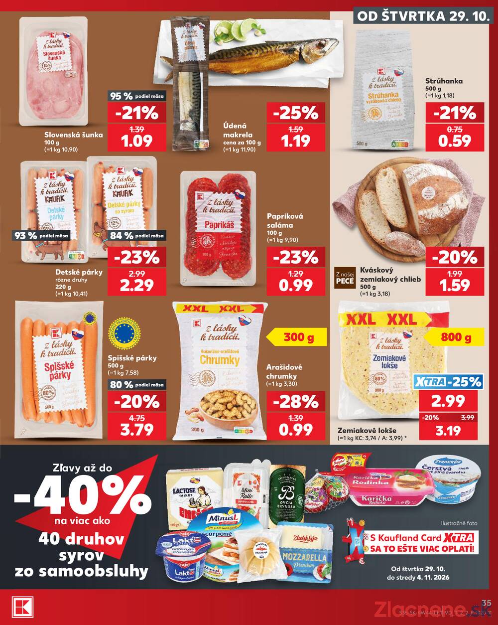 Kaufland 29.10. - 4.11. - Kaufland Púchov