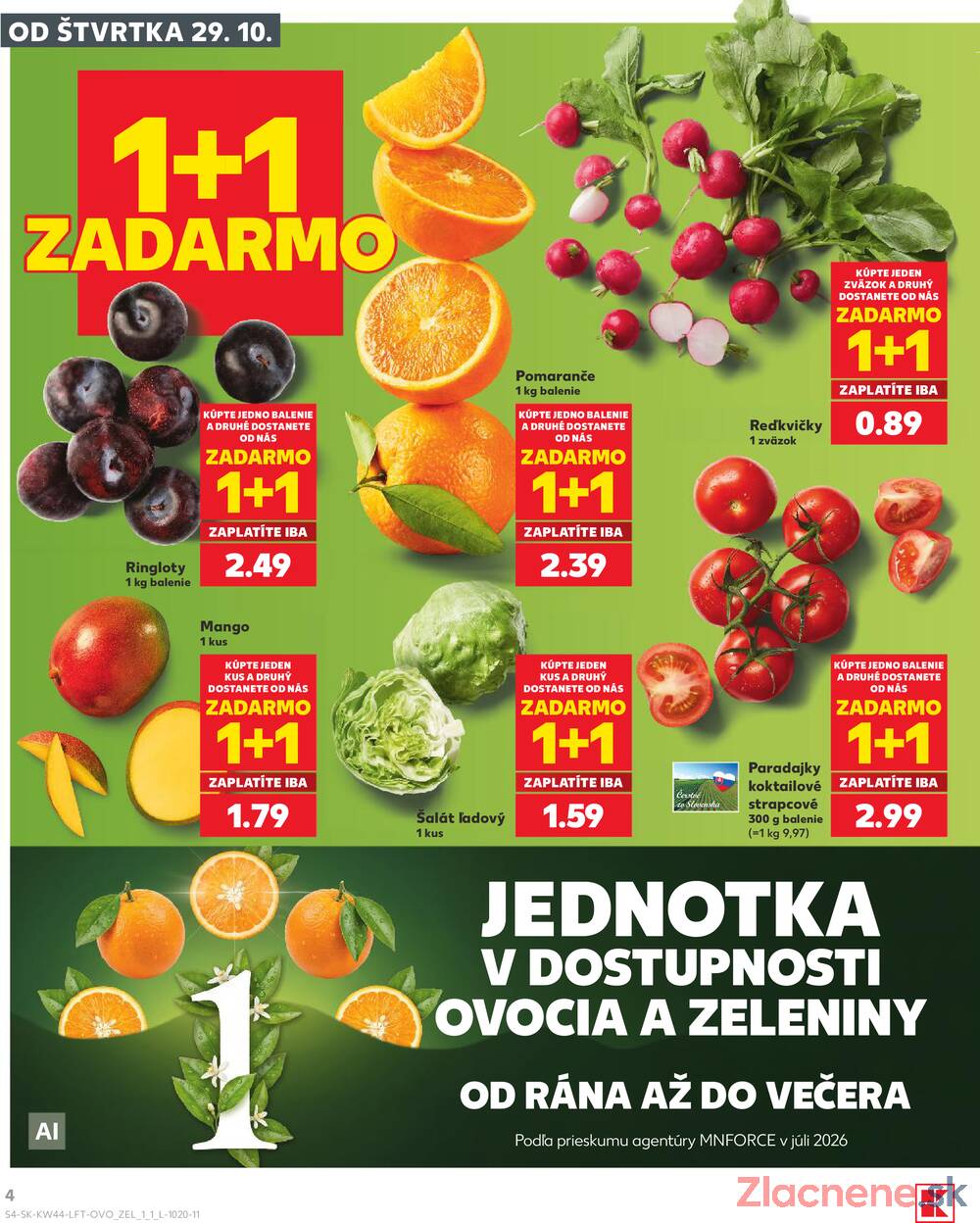 Kaufland 29.10. - 4.11. - Kaufland Rožňava