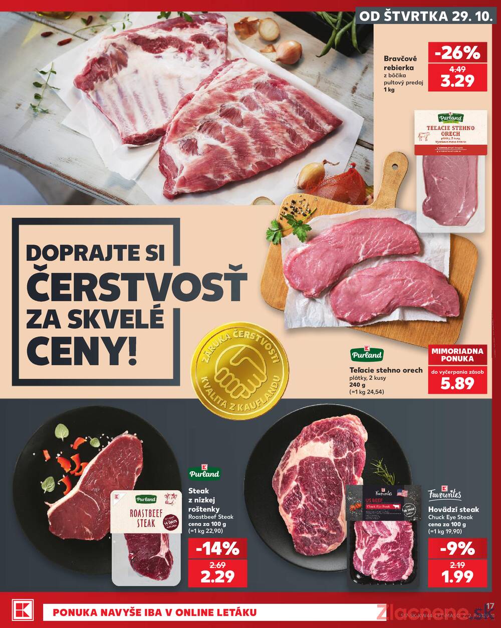 Kaufland 29.10. - 4.11. - Kaufland Veľký Meder