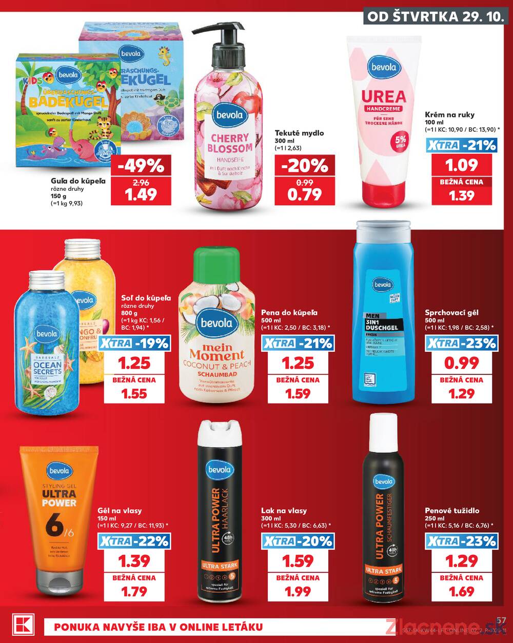 Kaufland 29.10. - 4.11. - Kaufland Veľký Meder