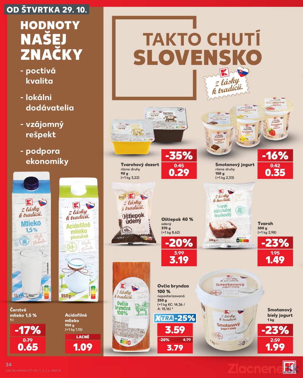 Kaufland 29.10. - 4.11. - Kaufland Trnava - Juh - Bratislavská