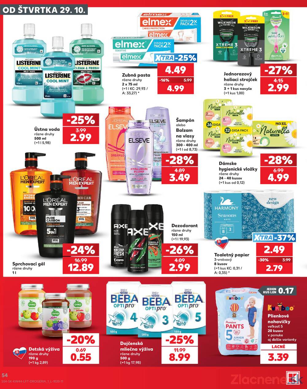 Kaufland 29.10. - 4.11. - Kaufland Trnava - Juh - Bratislavská