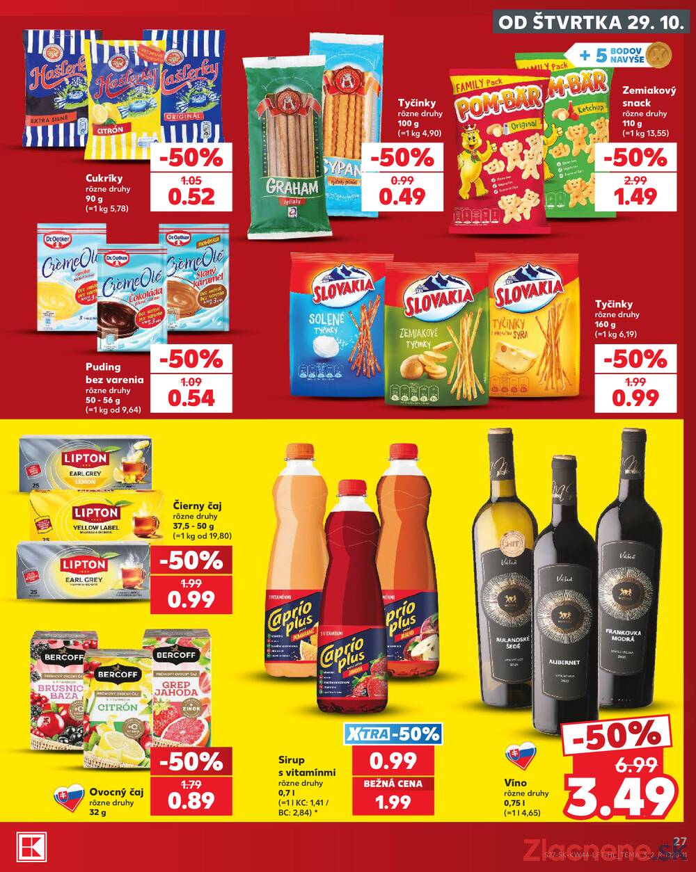 Kaufland 29.10. - 4.11. - Kaufland Trnava - Nová ul.