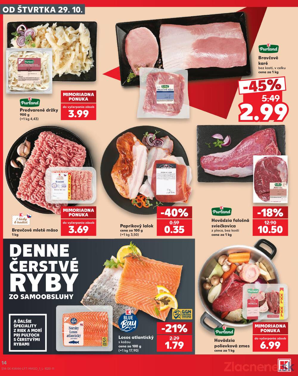 Kaufland 29.10. - 4.11. - Kaufland Košice-Pri hati