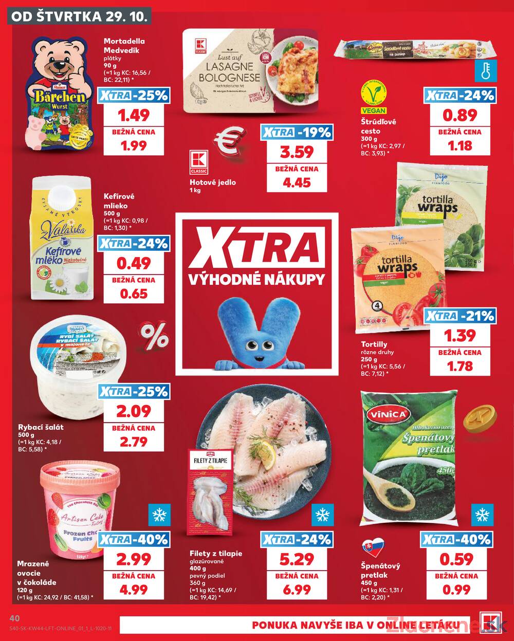 Kaufland 29.10. - 4.11. - Kaufland Košice-Pri hati