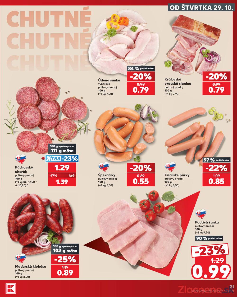 Kaufland 29.10. - 4.11. - Kaufland Košice - Nad Jazerom