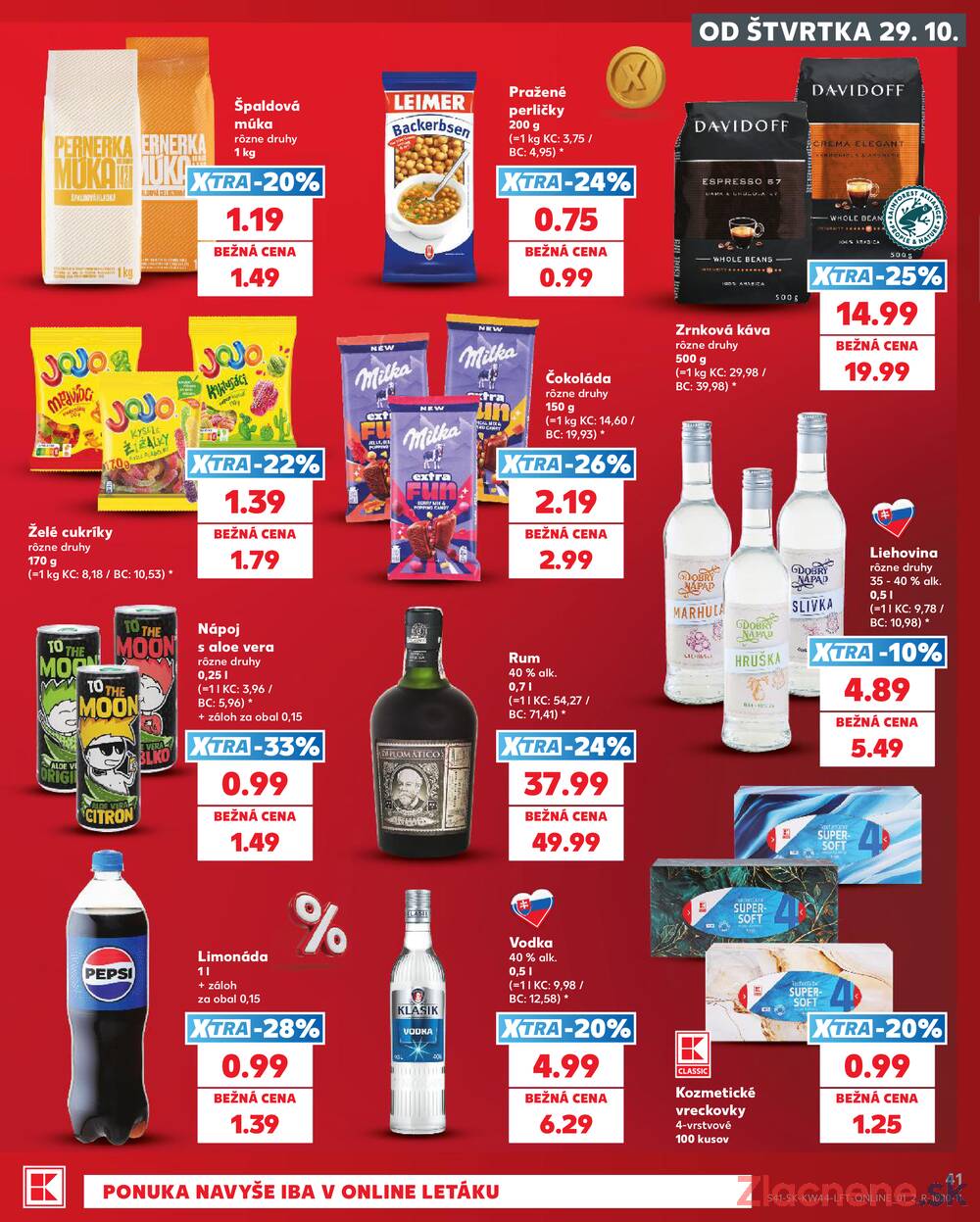 Kaufland 29.10. - 4.11. - Kaufland Žilina