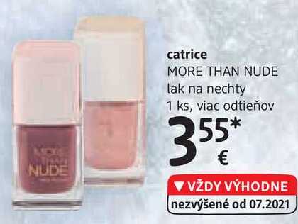 catrice MORE THAN NUDE lak na nechty 1 ks, viac odtieňov
