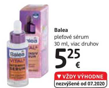 Balea pleťové sérum 30 ml, viac druhov