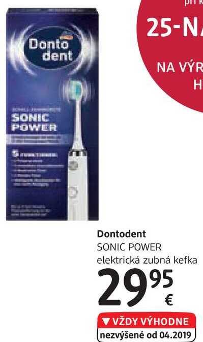 Dontodent SONIC POWER elektrická zubná kefka 