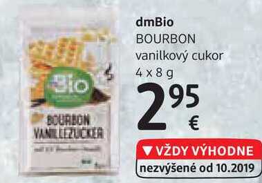 dmBio BOURBON vanilkový cukor, 4x 8 g 