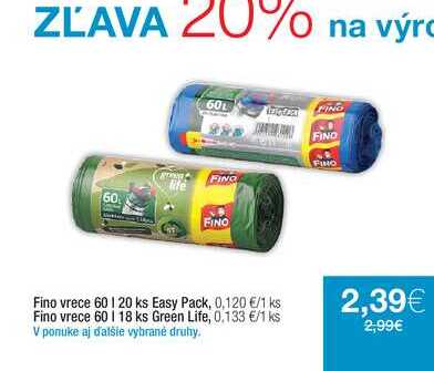 Fino vrece 60 l 18 ks