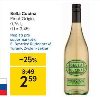 Bella Cucina, 0,75 l