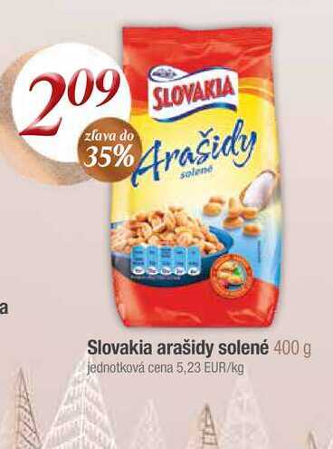 Slovakia arašidy solené 400 g