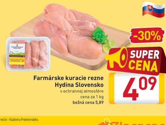  Farmárske kuracie rezne Hydina Slovensko 1 kg