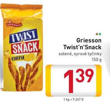  Griesson Twist'n'Snack 150 g