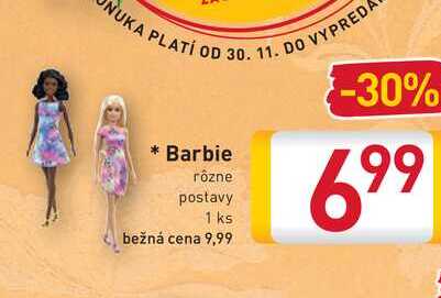  Barbie rôzne postavy 1 ks  