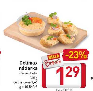 Delimax nátierka 160 g