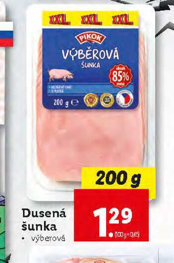 Dusená šunka 200 g