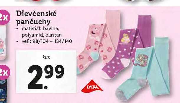 Dievčenské pančuchy
