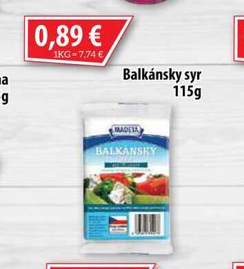 Balkánsky syr 115 g