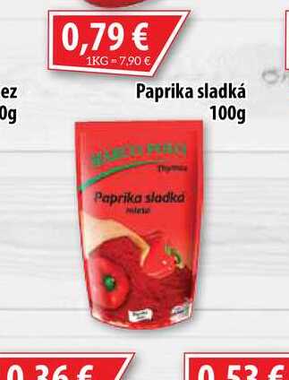 Paprika sladká 100 g