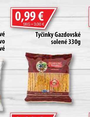Tyčinky Gazdovské solené 330 g