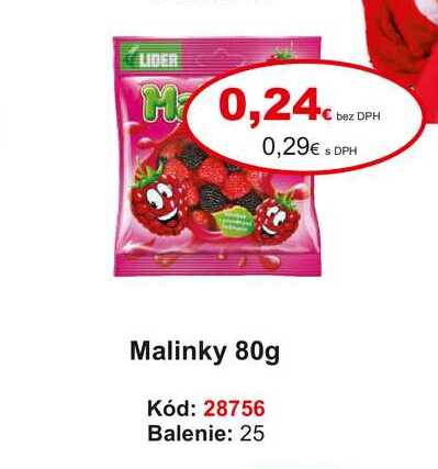 Malinky 80 g
