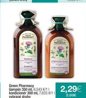 Green Pharmacy šampón 350 ml 