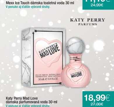 Katy Perry Mad Love dámska parfumovaná voda 30 ml  