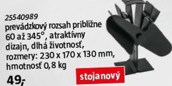 Konvekčné ventilátory ku kozubovým kachliam