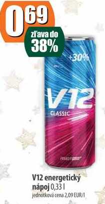V12 energetický nápoj 0,33 l