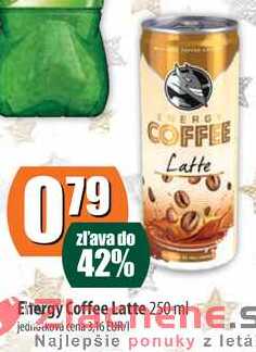 Energy Coffee Latte 250 ml