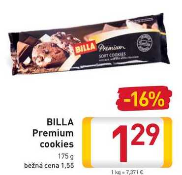  BILLA Premium cookies  175 g