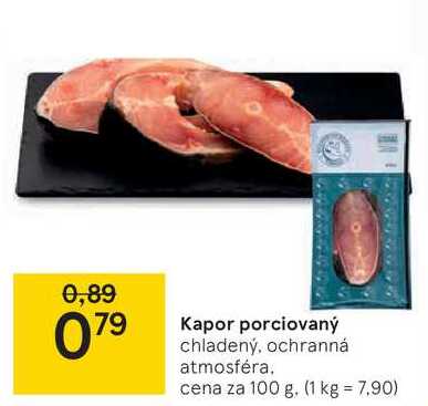Kapor porciovaný, 100 g