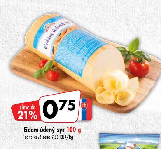 Eidam údený syr 100 g