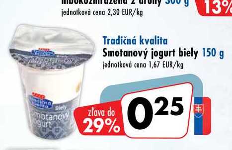 Smotanový jogurt biely 150 g