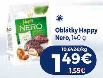 Oblátky Happy Nero, 140 g
